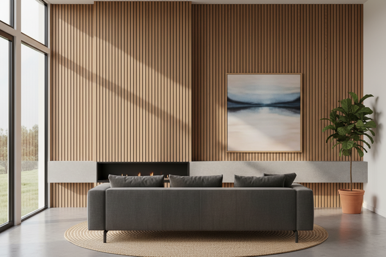 can you show me a wall inside a house thats using our wall cladding