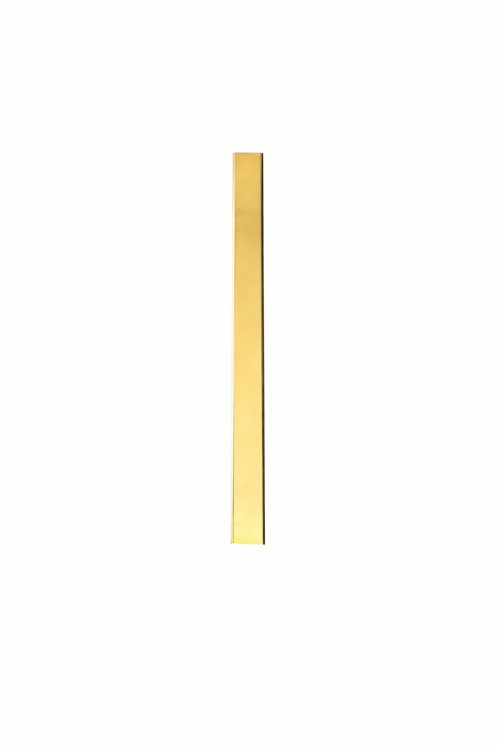 Gold Aluminium Clip-on Trim for Internal Cladding (160mm & 195mm)