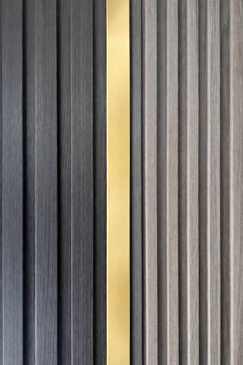 Gold Aluminium Clip-on Trim for Internal Cladding (160mm & 195mm)